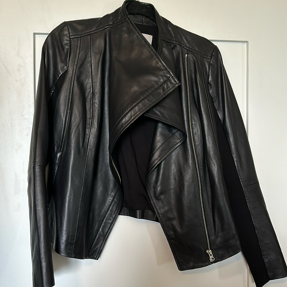 Leather Moto Jacket